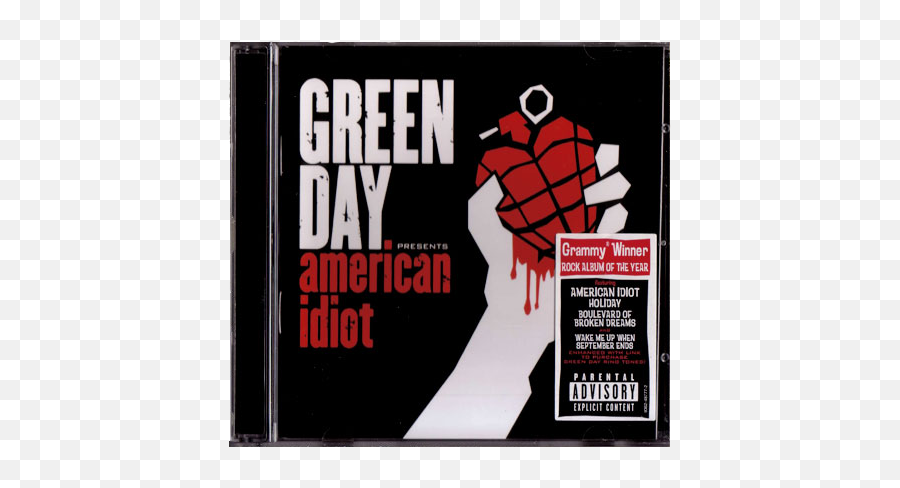 Green Day U0027american Idiotu0027 Cd - Hamburg Records Green Day Presents American Idiot Png,Idiot Png