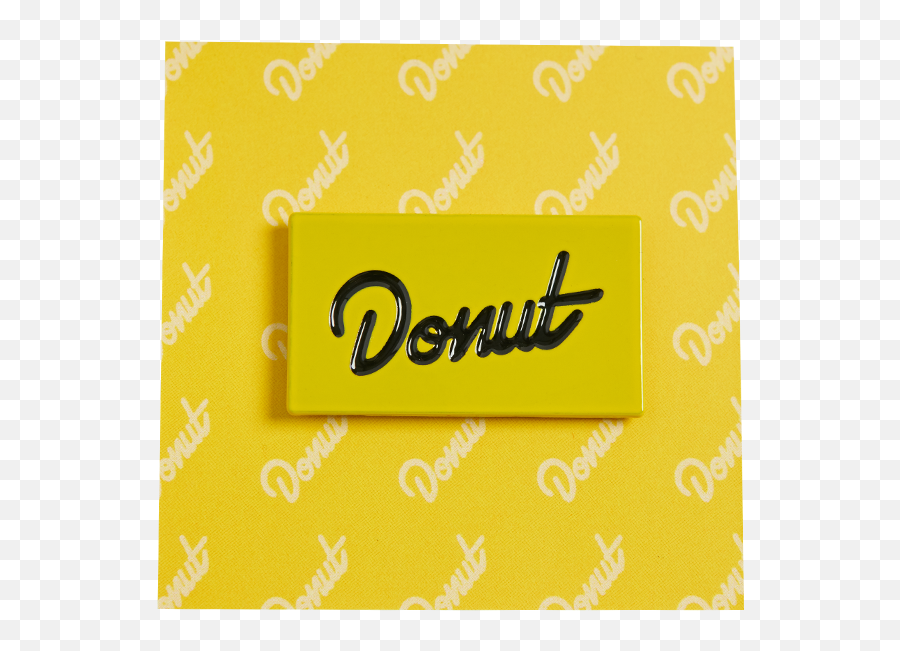Donut Flag Enamel Pin U2013 Media Store - Donut Media Pin Png,Pin Transparent