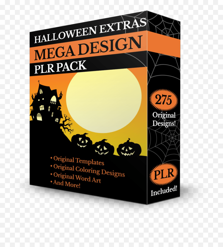 The Halloween Extras Mega Design Plr Pack - Horizontal Png,Halloween Pngs