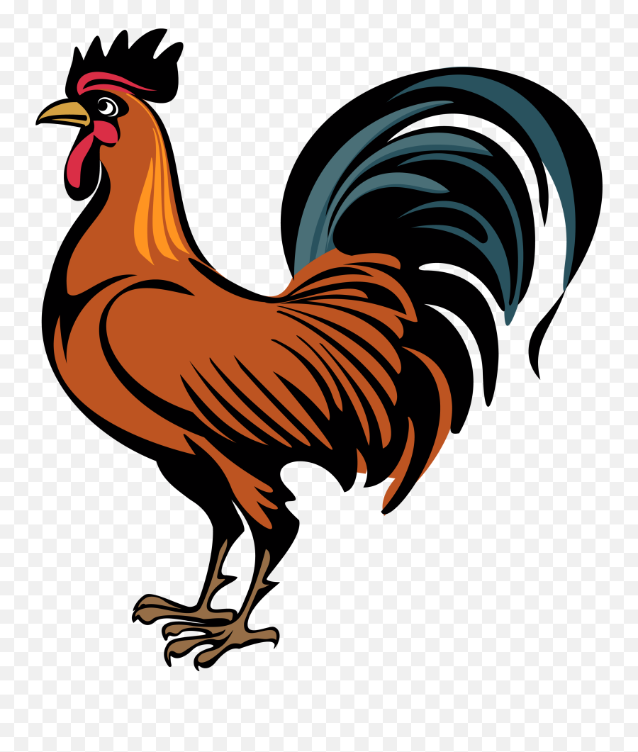 Fighting Rooster Png 4 Image - Rooster Coat Of Arms,Rooster Png