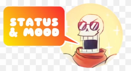 Undertale Papyrus Png - status u0026 Mood Sticker Featuring Papyrus X Undyne Fanart