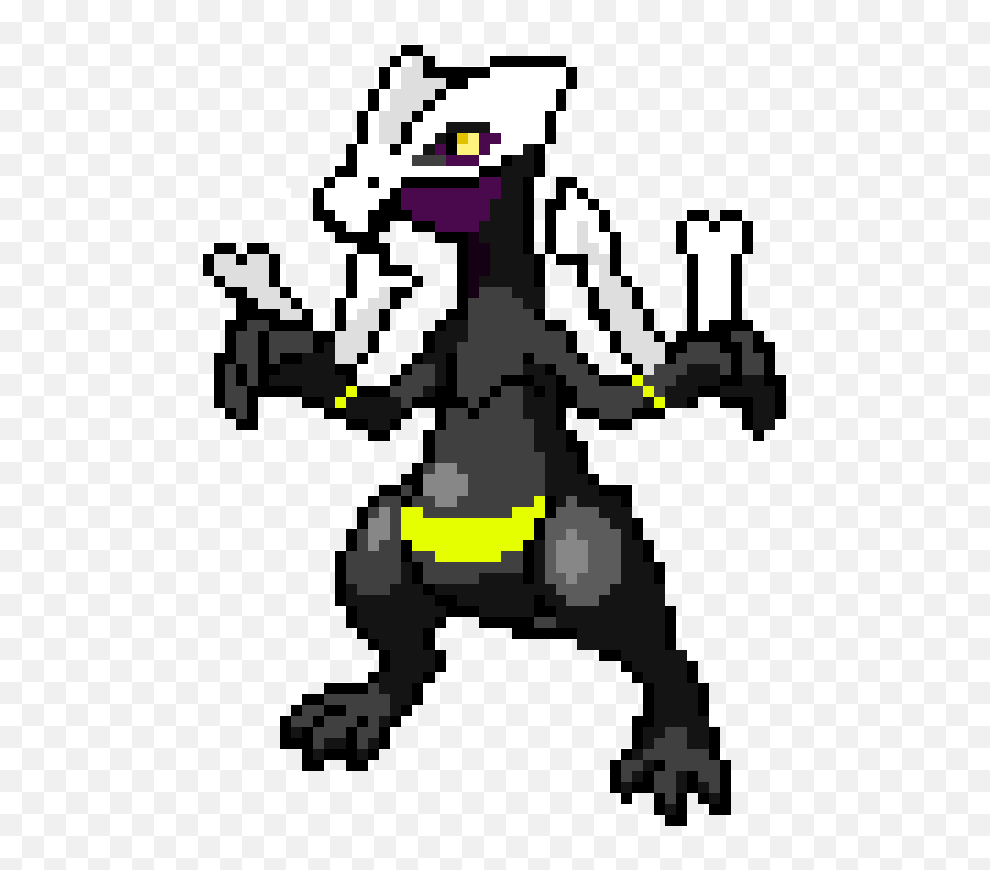 Dark Sceptile Pixel Art Maker - Sceptile Pixel Art Maker Png,Sceptile Png