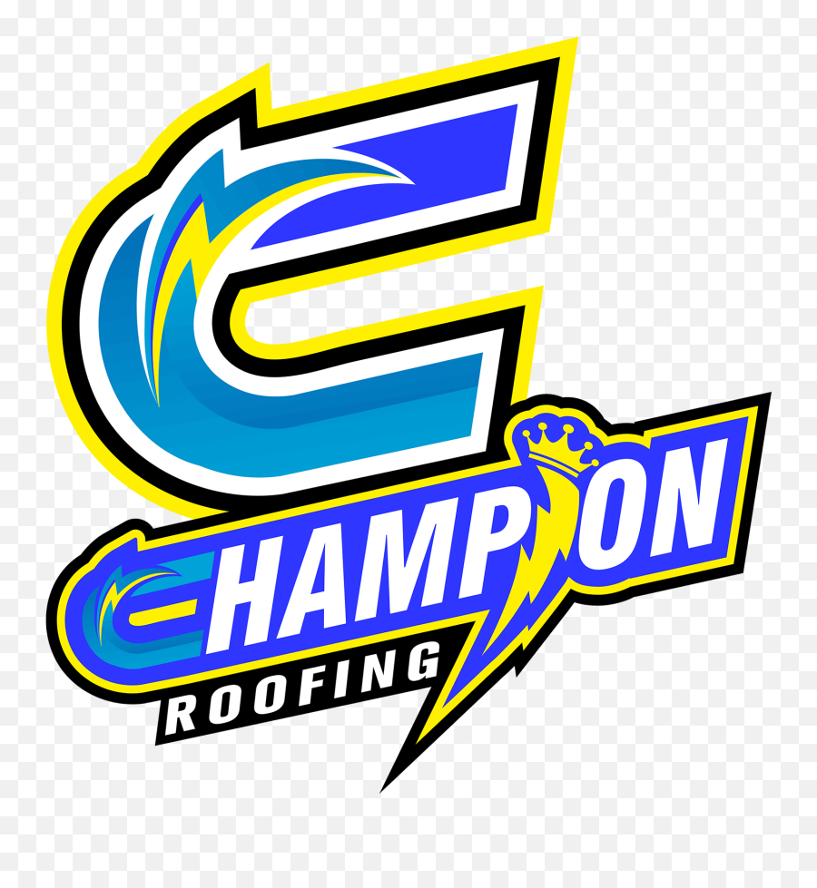 1 Roofing Company In San Antonio Tx - Horizontal Png,Champion Logo Font