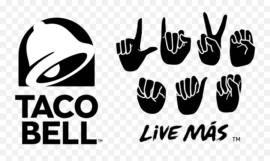 Taco Bell Live Mas Logo Png Royalty - Logo Taco Bell Png,Taco Bell Logo Png
