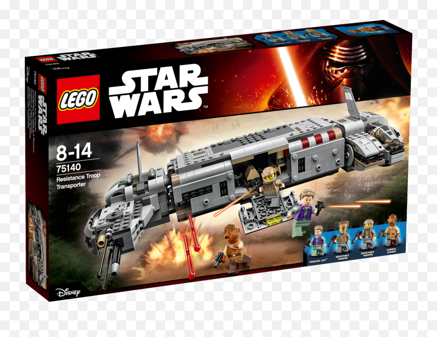 Lego Star Wars 75140 Resistance Troop Transporter - Lego Resistance Troop Transport Png,Admiral Ackbar Png