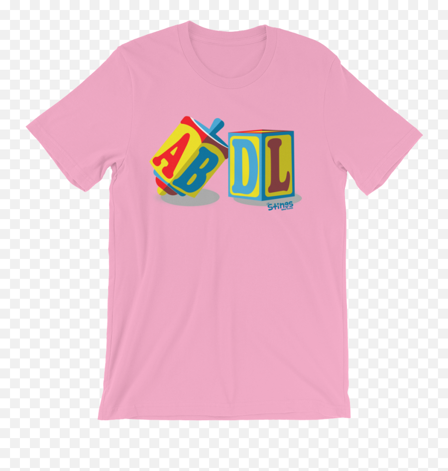 Download Adult Baby Abdl Blocks All Over T - Shirt Pink Blue Short Sleeve Png,Baby Blocks Png