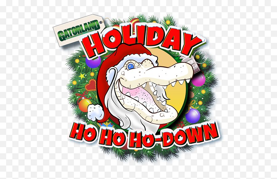 Gatorlandu0027s Holiday Ho - Down U2013 Gatorland Holiday Ho Ho Ho Down Png,Holiday Wreath Png