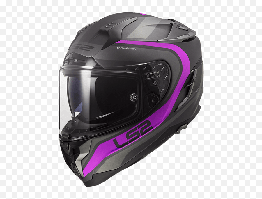 Ls2 Motorcycle Helmets 2019 - Ls2 Challenger Gt Png,Pink And Black Icon Helmet