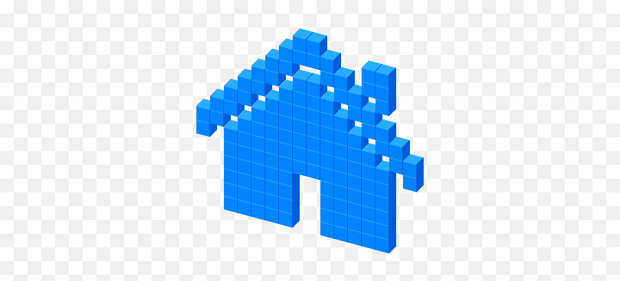 Blue House With Transparent Background Favicon - Favicon Pepe Png,House Transparent Background