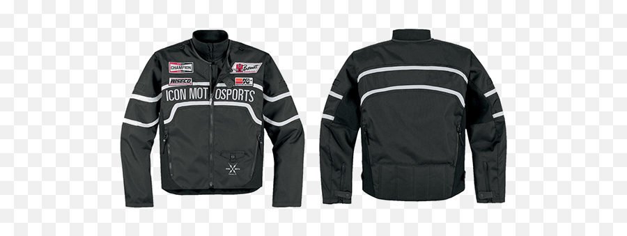 Icon Motosports - Long Sleeve Png,Icon Brawnson Sidewinder Jacket