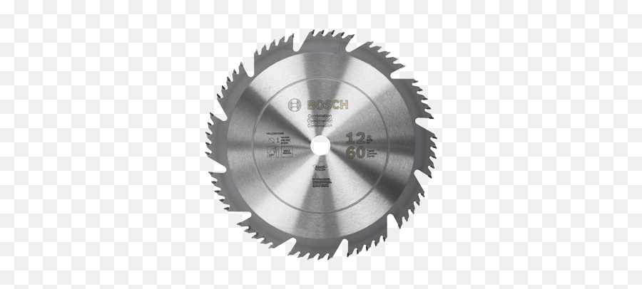 Bosch - 12 60 Tooth Combination Woodworking Circular Saw Blade Pro1260comb Png,Saw Blade Png