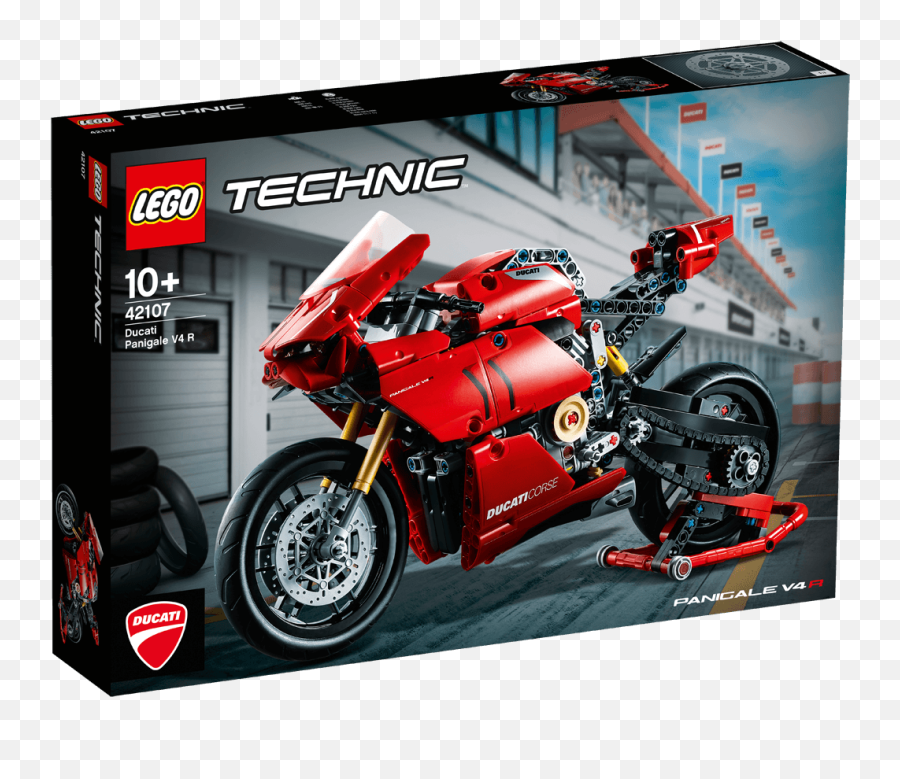 Ducati Panigale V4 R 42107 - Lego Technic Sets Legocom Lego Technic Ducati Panigale V4 R Png,Ducati Icon Red