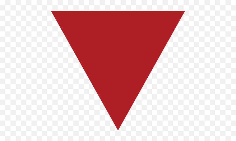 Down - Pointing Red Triangle Id 13133 Emojicouk Red Down Triangle Icon Png,Triangle Icon Png