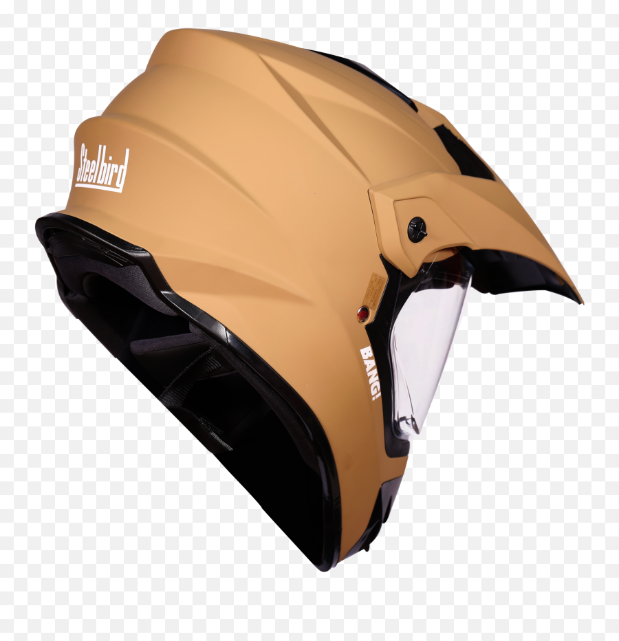 Steelbird Sb 42 Bang Single Full Face Helmet Mat Desert - Bicycle Helmet Png,Icon Airflite Helmet