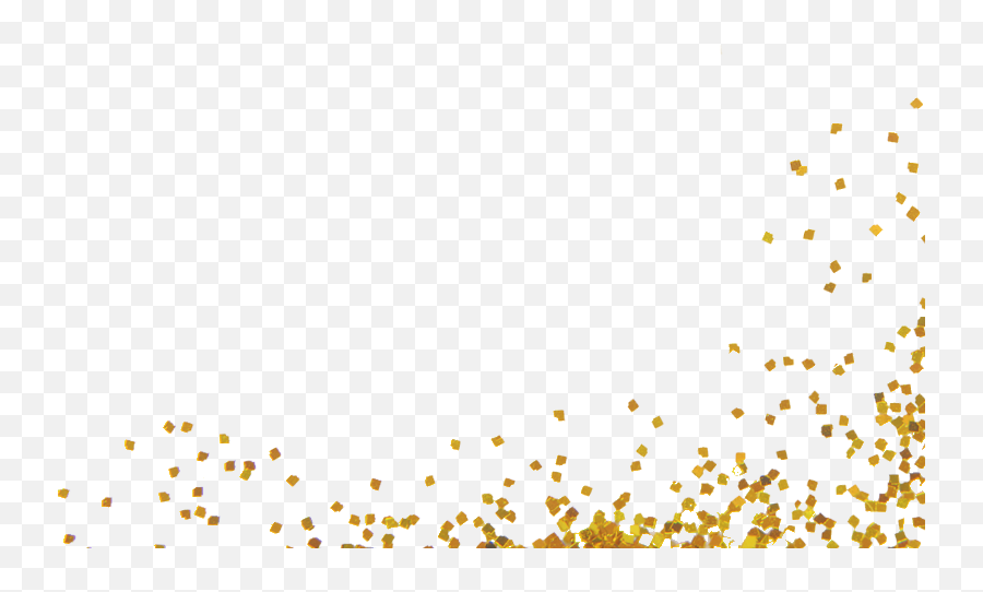 Confetti Png Download - Gold Glitter Transparent Confetti Png,Glitter Png