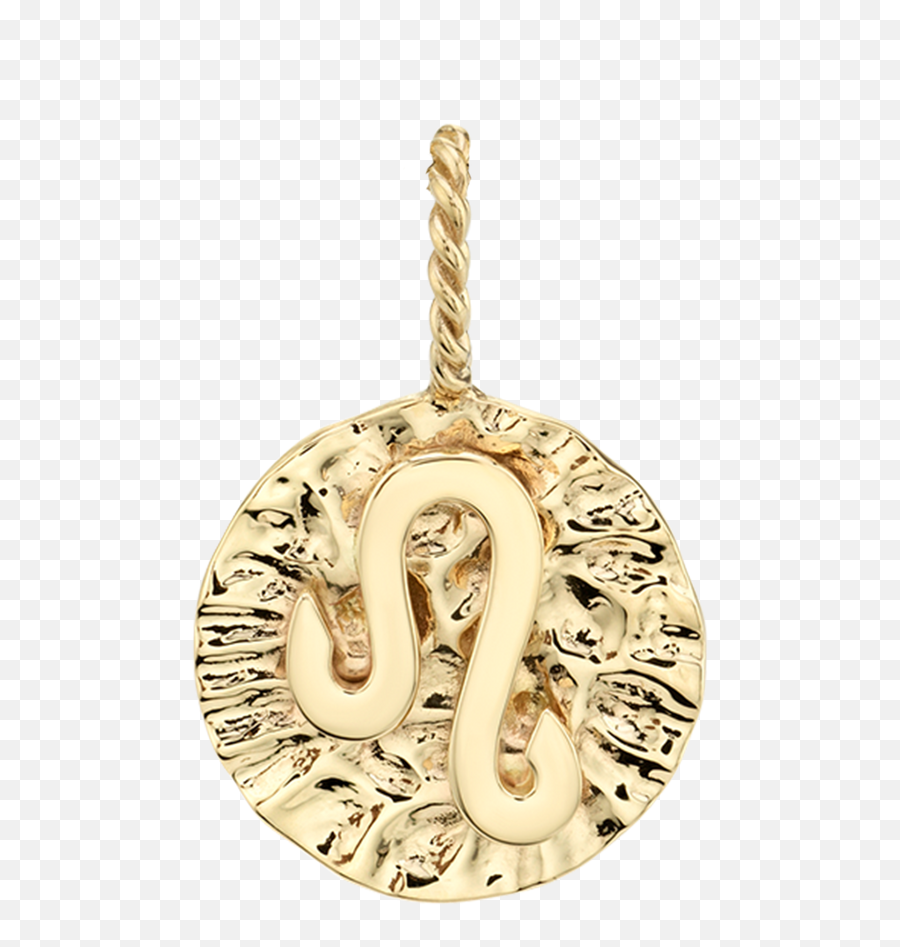 Gold Coin Zodiac Pendant The Last Line - Solid Png,Large Icon Medusa Ring