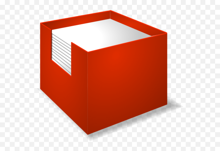 Note Box With Piles Of Paper Inside It Vector Clipart - Horizontal Png,Package Icon Vector