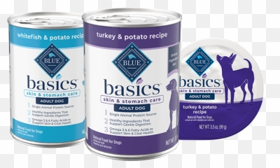 Blue Basics All Natural Dog Food Buffalo - Product Label png