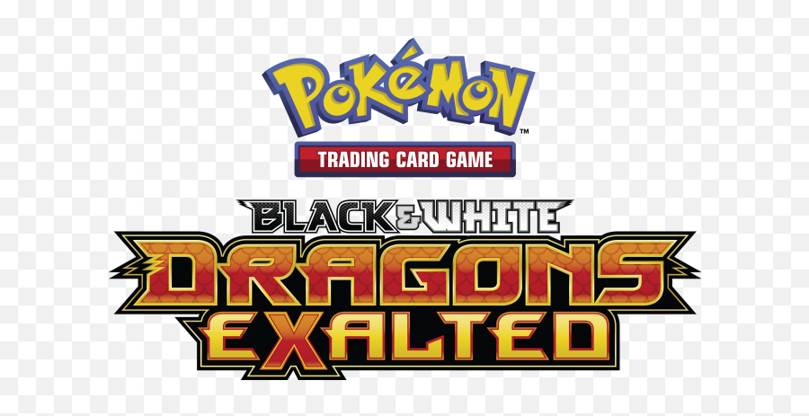 Pokemon Tcg Black White Dragons - Pokemon Trading Card Game Logos Png,Pokemon Tcg Logo