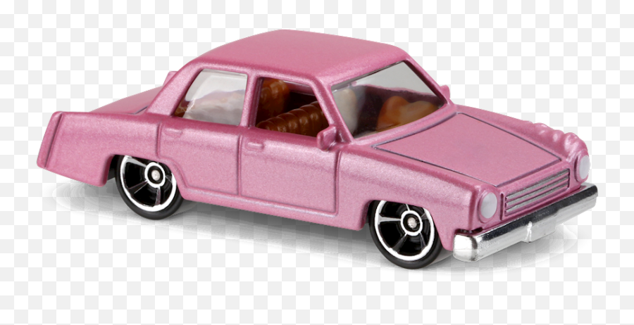 The Simpsons Family Car In Pink Hw Screen Time - Hot Wheels Simpsons Car Png,Pink Car Png