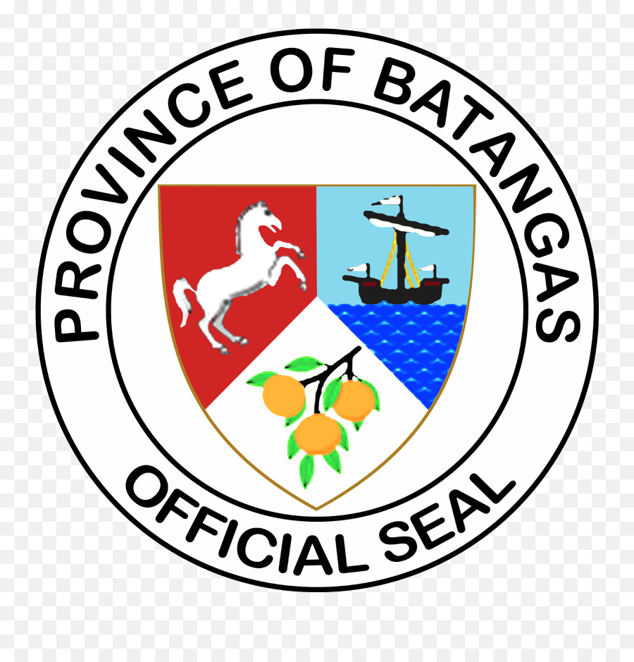 Logo Nation Philippines Province Of Batangas Official Seal - Province Of Batangas Logo Png,Seal Png