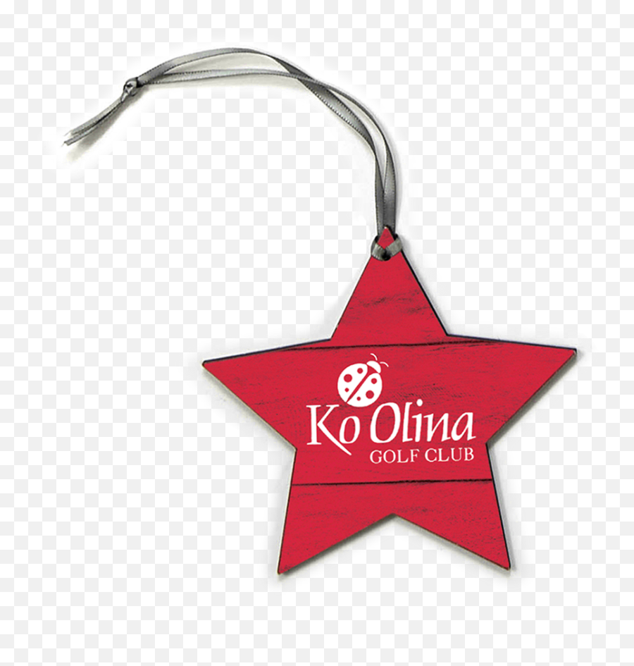 1400str Star Ornament - Label Png,Holiday Ribbon Png