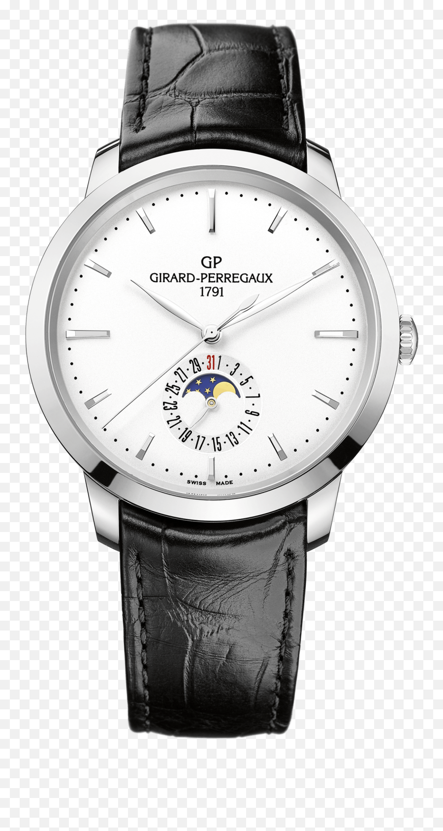 Watch 1966 Date And Moon Phases 49545 - 11131bb60 Baume Mercier 10436 Png,Moon Phases Png