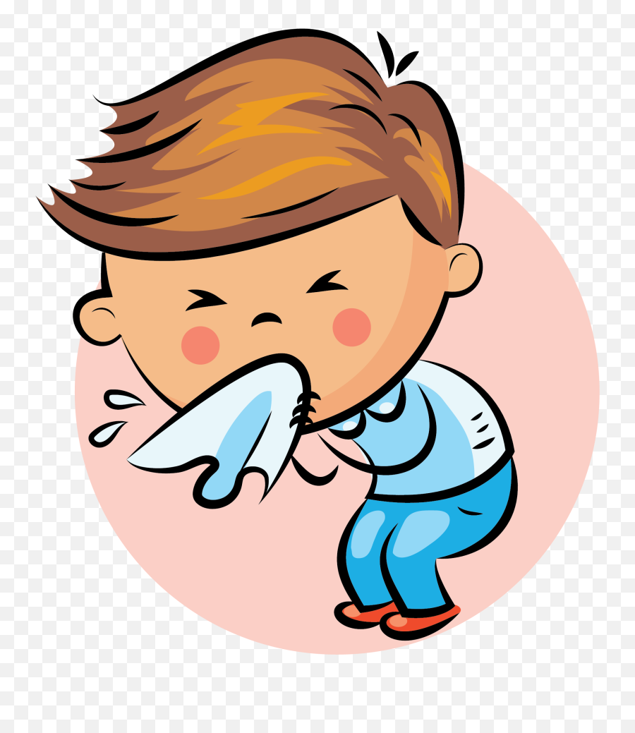 Sneezing Clipart Png - Transparent Sneeze Png,Nose Clipart Png
