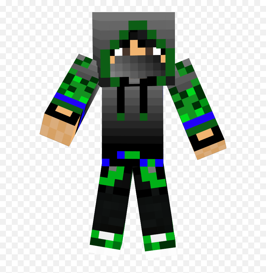 The Green Ninja - Skin Cool Ninja Minecraft Png,Ninja Transparent