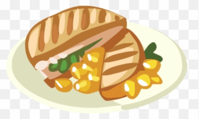 Tuna And Sweetcorn Panini - Fast Food Png,Panini Png