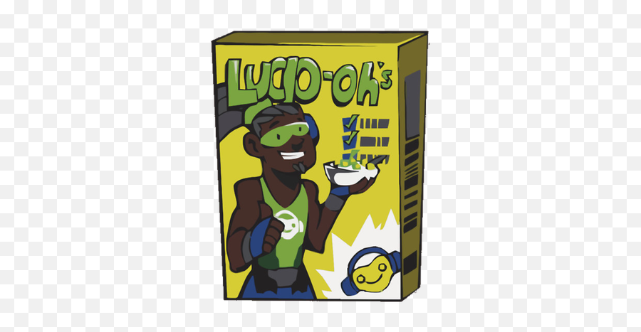 Blizzcon Announcement Is A Cereal Brand - Overwatch Lucio Sprays Png,Lucio Png