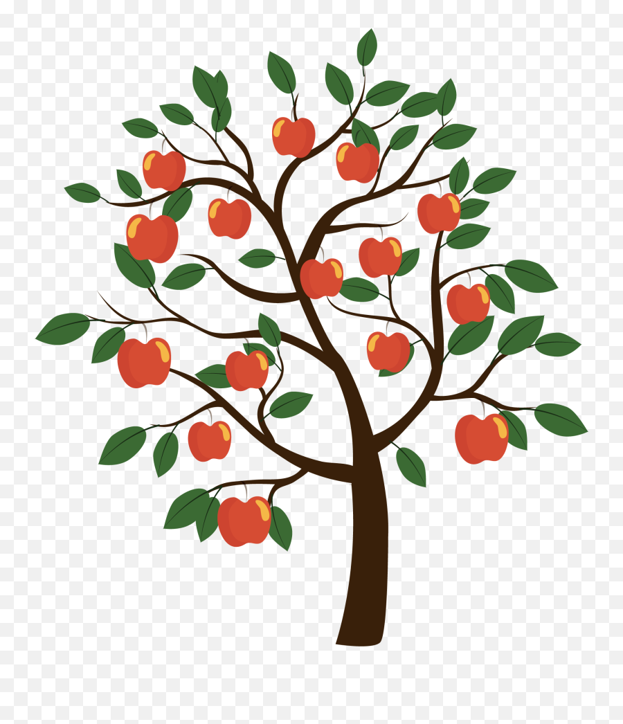Fruit Tree Apple Free Hq Image Png - Apple Tree Vector Png,Fruit Tree Png