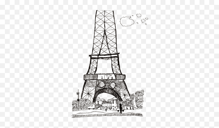 Download The Eiffel Tower - Tower Png Image With No Transmission Tower,Eiffel Tower Png