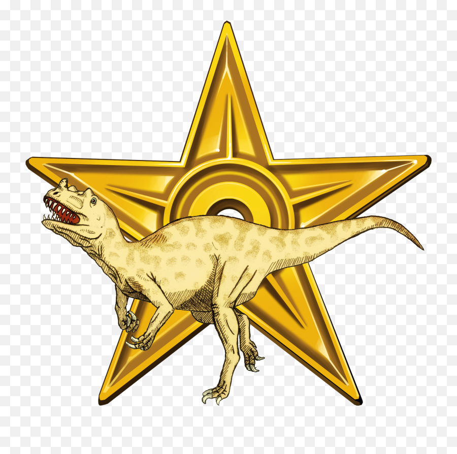 Gold Barnstar Of Dino - Human Rights Png,Dino Png