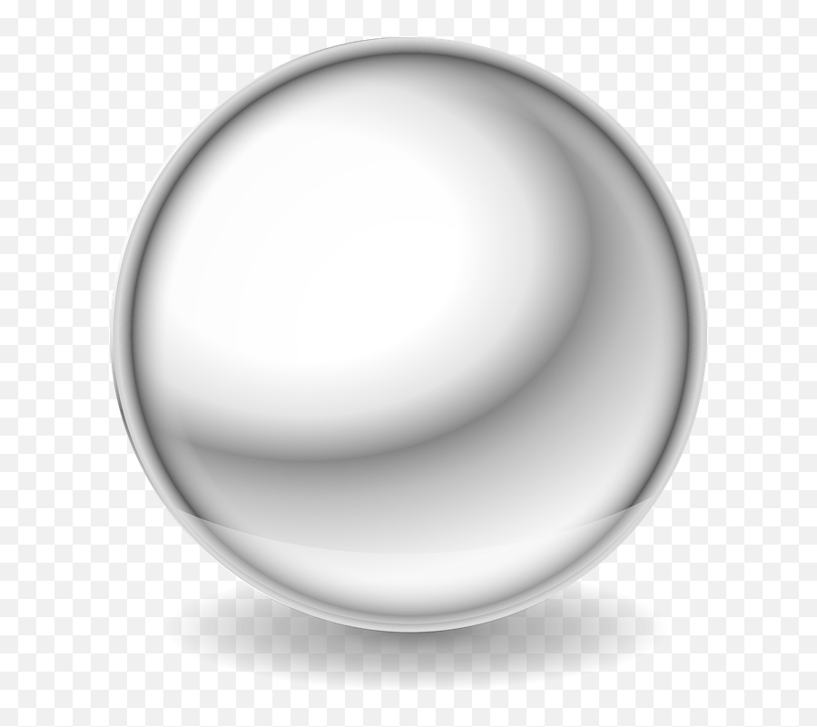 Ball Steel Silver - Metal Ball Png,Silver Circle Png