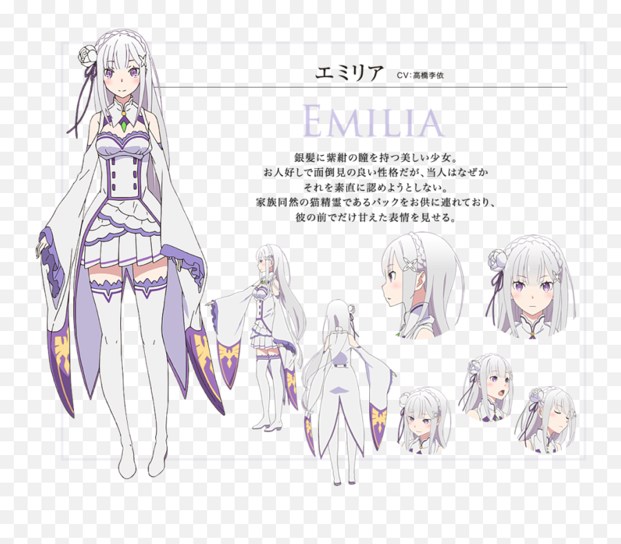 Zero Kara Hajimeru Isekai Seikatsu - Emilia Re Zero Png,Re Zero Logo