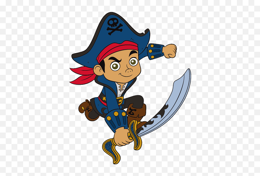 Download Hd Disney Clipart Captain - Captain Jake And The Captain Jake And The Neverland Pirates Characters Png,Jake Png