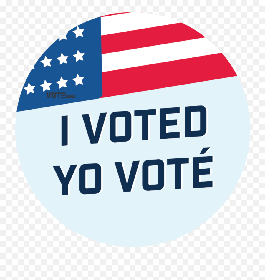 Download I Voted Stickers - Yo Vote Png Image With No Flag Of The United States,Vote Png