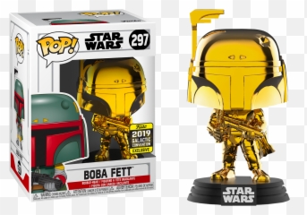 Funko Pop Vinyl Figure Star Wars Boba Fett - Boba Fett Funko Pop Chrome Png,Boba Fett Png