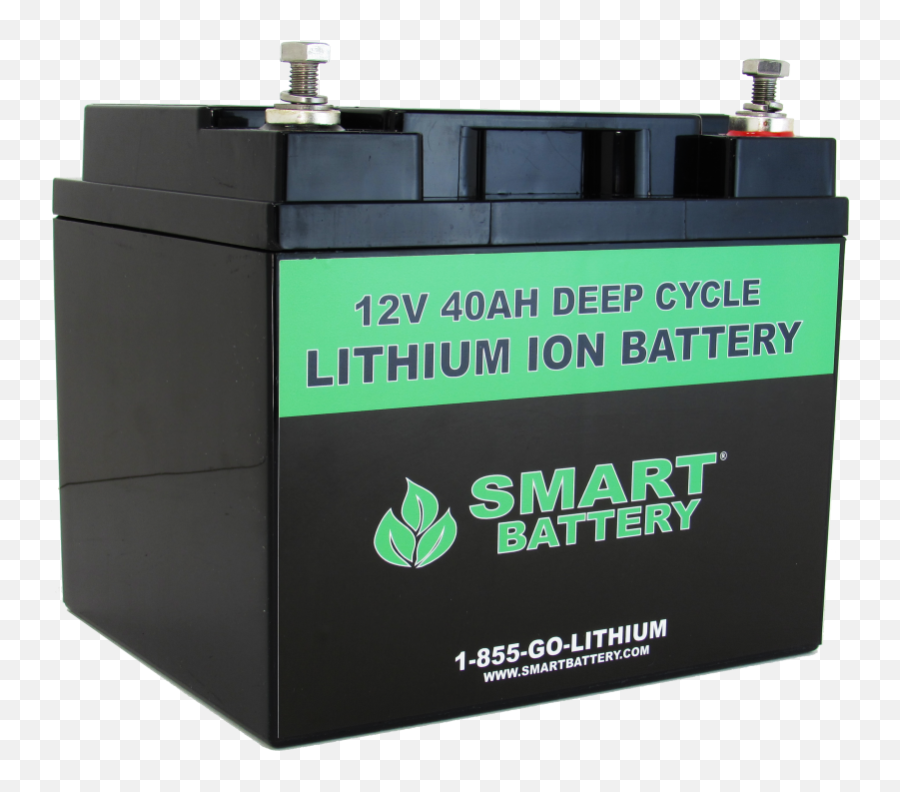 12v 40 Ah Lithium Ion Battery Deep Cycle - Lithium Ion Solar Battery Png,Battery Png