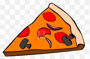 Pizza Project Clip Art - Vector Clip Art Online Triangle Object Png,Pizza Cartoon Png