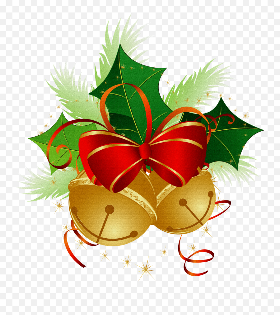 Jingle Bells Christmas Clipart Png - Christmas Borders Clip Art,Jingle Bell Png