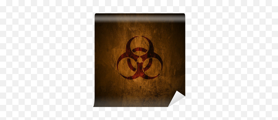 Grunge Biohazard Symbol Wall Mural U2022 Pixers We Live To Change - Vinilo De Riesgo Biologico Png,Biohazard Symbol Png