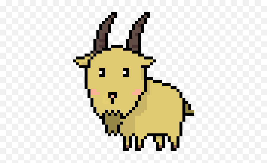 The Best Goat Pixel Art Maker - Capitan Burger Png,Goat Horns Png