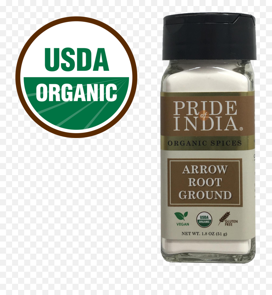 Organic Arrowroot Ground Powder Pride Of India - Usda Organic Png,Indian Arrow Png