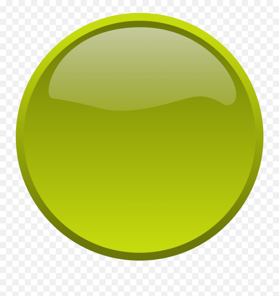 Button Png - Circulo Verde,Button Transparent Background