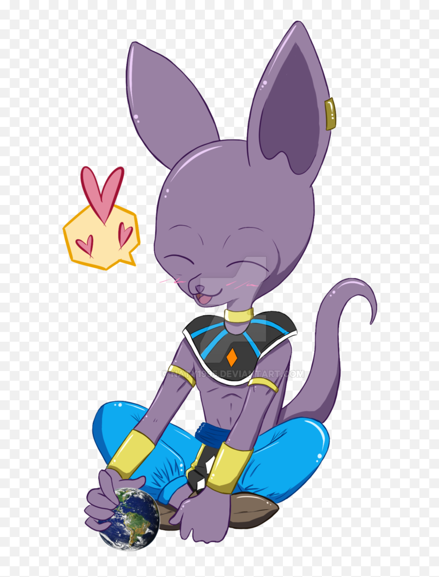 Chibi Lord Beerus Uploaded By Autty Tabor - Dragon Ball Chibi Png,Beerus Transparent