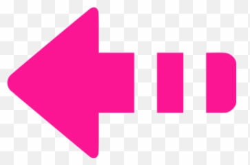 Deep Pink Arrow Left 6 Icon - Free deep icons Red Arrow Icon Png