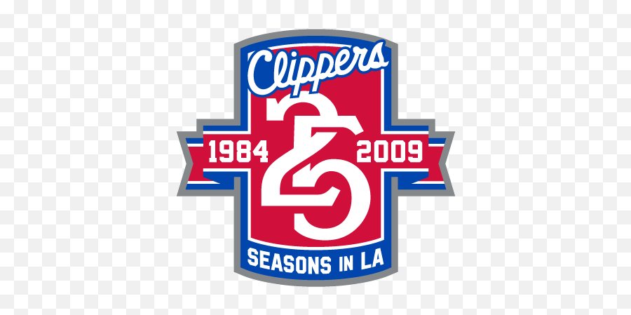 Los Angeles Clippers 2008 Anniversary - Los Angeles Clippers Anniversary Png,Clippers Logo Png