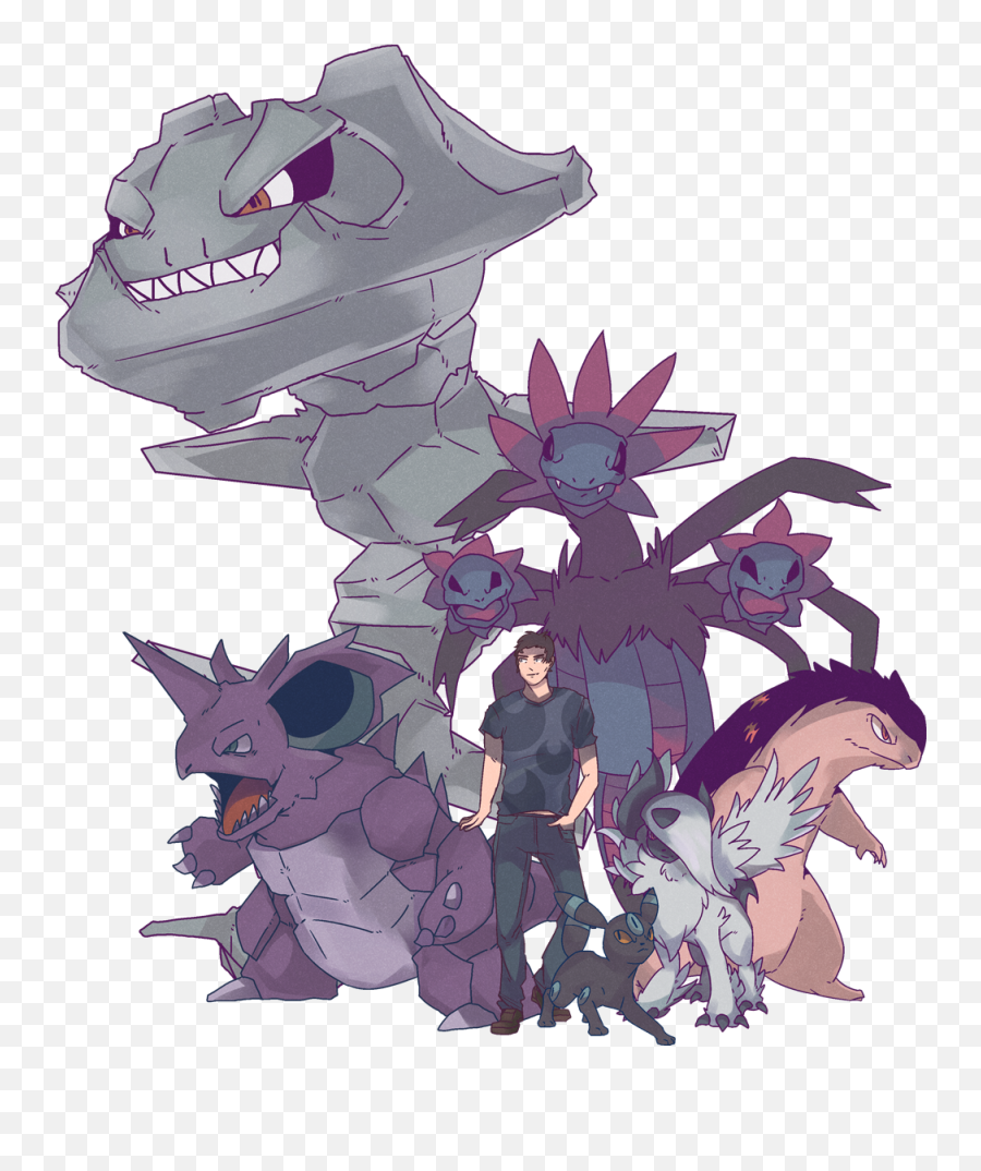 Ace Trainer Commission Haganeil - Pokemon Ace Trainer Fanart Png,Nidoking Png